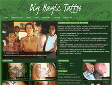 Tablet Screenshot of bigmagictattoo.com